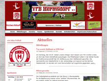Tablet Screenshot of fussball.vfbhermsdorf.de